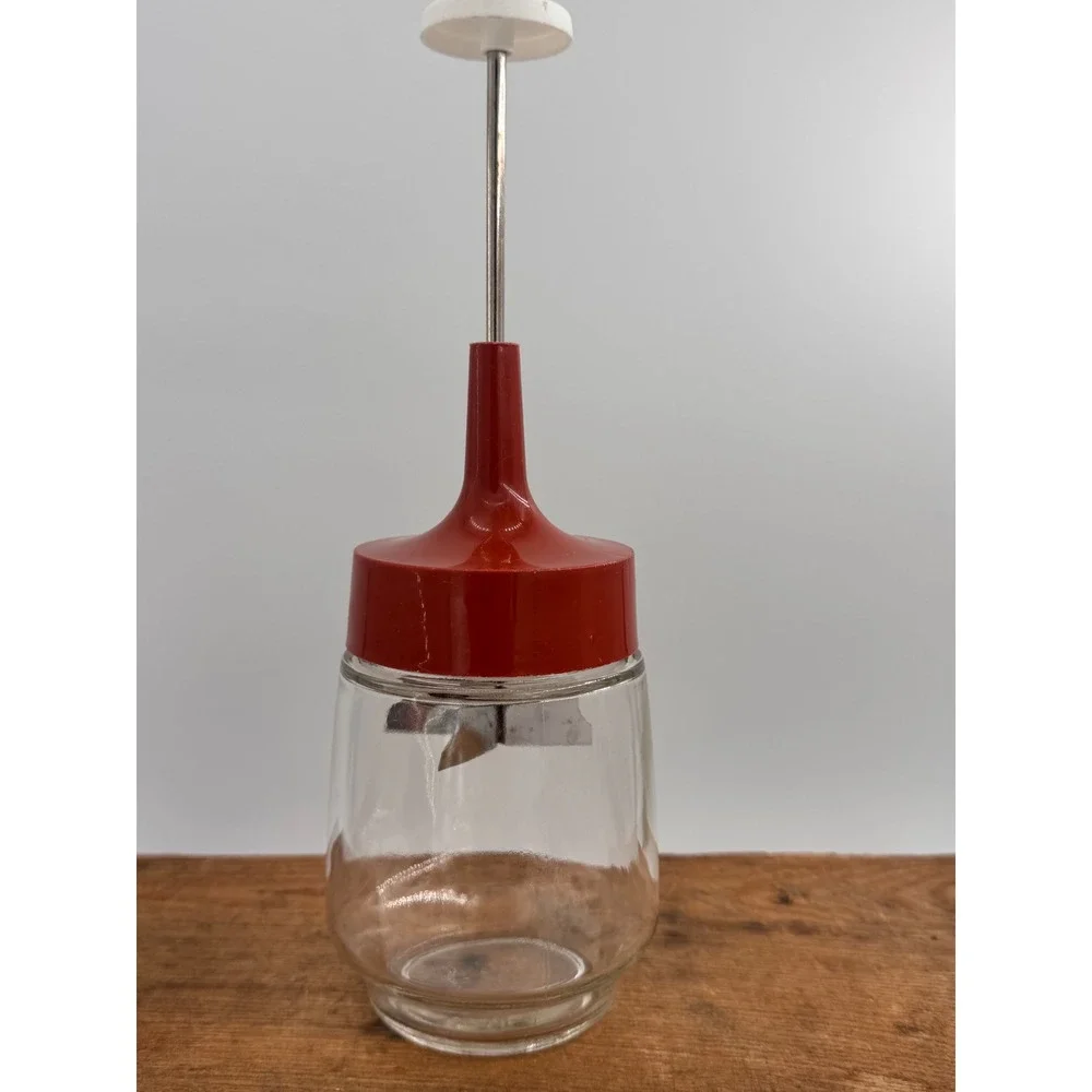 VTG Gemco Glass Nut Vegetable Chopper Top Terracotta Stainless Steel‎ Blades